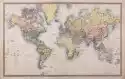 Fototapeta Stare Antyczne Mapy Świata Na Projekcję Mercators
