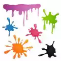 Myloview Naklejka Vector Ilustracja Koloru Farby Odpryski
