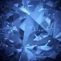 Myloview Fototapeta Luxury Niebiesko Facet Crystal
