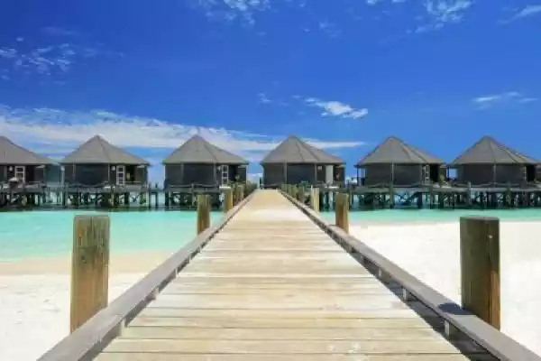Fototapeta Zobacz Wody Villas Resort Na Malediwach