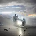 Myloview Fototapeta Tower Bridge Z Mgły W Londynie