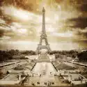 Obraz Wieża Eiffla Z Trocadero Monochromatyczny Rocznik