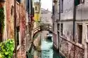 Fototapeta Oryginalny Kanał W Zabytkowej Wenecji (Z Hdr Przetwar