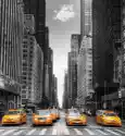 Obraz Avenue Avec Des Taksówki W Nowym Jorku.