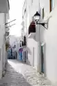 Fototapeta Ibiza Białe Domy Downtown Wąskiej Uliczce