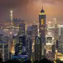 Myloview Fototapeta Nocny Widok Na Hongkong I Kowloon