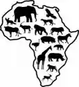 Myloview Naklejka African Zwierząt