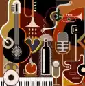 Plakat Abstrakcyjne Tło Muzyczne
