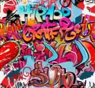 Fototapeta Hip Hop Tła Miejskiego Graffiti