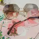 Florida Sun Okulary Przeciwsłoneczne Damskie Różowe Szkła