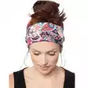 Miss Glow Opaska Do Włosów Kolorowa Turban Elastyczna Wzory
