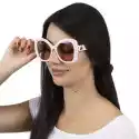 Florida Sun Okulary Przeciwsłoneczne Damskie Różowe Okrągłe