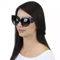 Florida Sun Okulary Przeciwsłoneczne Damskie Kocie Oko Brązowe