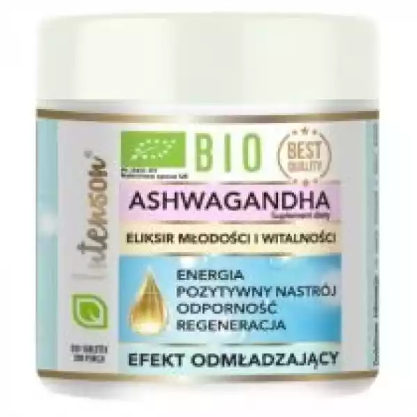 Intenson Ashwagandha - Suplement Diety 200 Tab. Bio