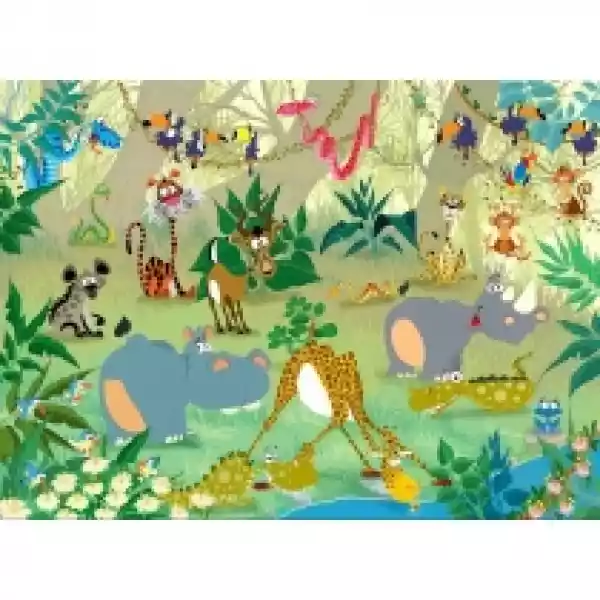  Puzzle 2000 El. Życie W Dżungli. Ruyer Francois Grafika