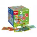 Apli Kids Puzzle Zestaw Puzzli Dla Dzieci 3W1 Apli Kids