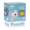 Apli Kids  Puzzle Dwuczęściowe - Co Jedzą Zwierzątka? 3+ Apli Kids