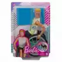 Mattel  Barbie Ken Na Wózku Lalka Gwx93 Mattel