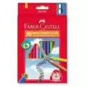 Faber-Castell Kredki Jumbo Trójkątne + Temperówka 30 Kolorów