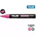 Milan  Marker Do Szyb Milan Fluoglass Różowy