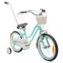 Rower Dziecięcy Sun Baby Heart Bike 16 Cali Dla Dziewczynki Mięt