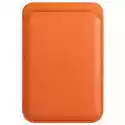 Apple Skórzany Portfel Apple Magsafe Do Iphone 12/13/14 Pomarańczowy