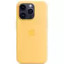 Etui Apple Silicone Case Magsafe Do Iphone 14 Pro Bladożółty