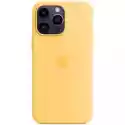 Apple Etui Apple Silicone Case Magsafe Do Iphone 14 Pro Max Bladożółty