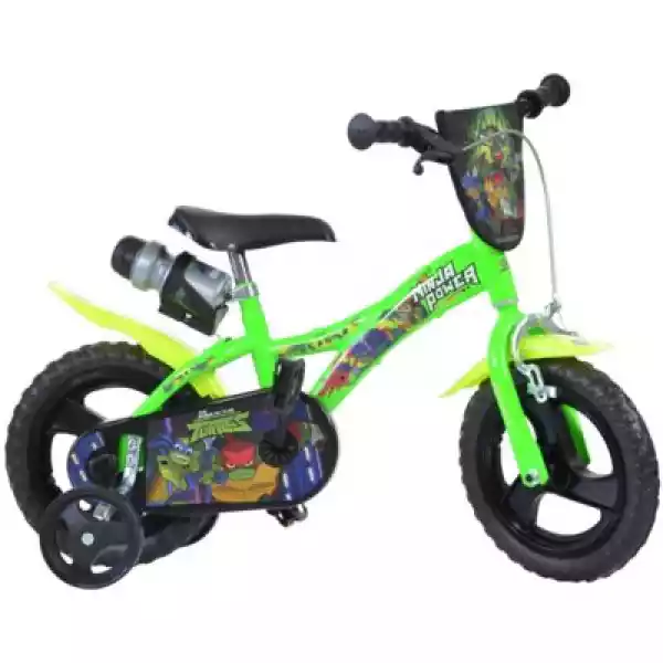 Rower Dziecięcy Dino Żółwie Ninja 12 Cali Dla Chłopca