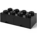 Lego Pojemnik Na Lego Z Szufladkami Brick 8 Czarny 40061733