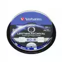 Verbatim Płyta Verbatim  Bd-R M-Disc Inkjet Printable (10 Cake)