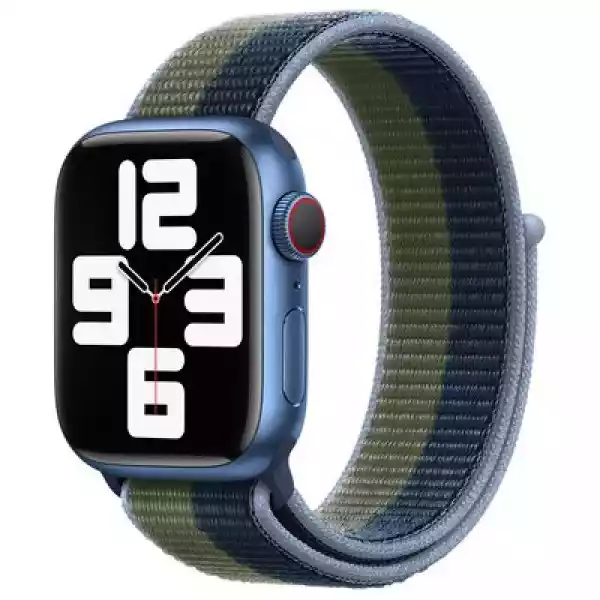 Pasek Apple Do Watch (38/40/41Mm) Błękitna Toń/zielony Mech