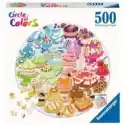 Ravensburger  Puzzle Okrągłe 500 El. Circle Of Colors. Paleta Kolorów. Desery