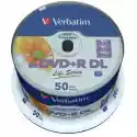 Verbatim Płyta Verbatim Dvd+R Double Layer Print Spindle Cake 50