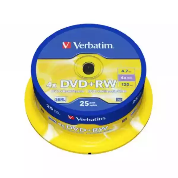 Płyta Verbatim Dvd+Rw Matt Silver Cake 25