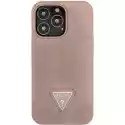 Guess Etui Guess Saffiano Triangle Logo Do Apple Iphone 13 Pro Max Róż
