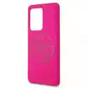 Guess Etui Guess Silicone 4G Tone On Tone Do Samsung S20 Ultra Fuksja