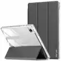 Etui Na Galaxy Tab A8 X200/x205 Infiland Rugged Crystal Szary