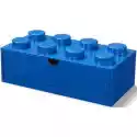Pojemnik Na Lego Z Szufladką Brick 8 Niebieski 40211731