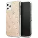 Guess Etui Guess 4G Glitter Hard Case Do Apple Iphone 11 Pro Max Złoty