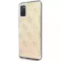 Guess Etui Guess 4G Glitter Do Samsung Galaxy A31 Złoty