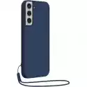 Bigben Etui Bigben Silicone Case Z Paskiem Do Samsung Galaxy S22+ Niebi
