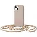 Etui Tech-Protect Icon Chain Do Apple Iphone 14 Plus Beżowy