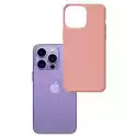 Etui 3Mk Matt Case Lychee Do Apple Iphone 14 Pro Różowy