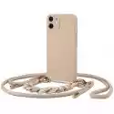 Etui Tech-Protect Icon Chain Do Apple Iphone 12 Beżowy