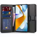 Etui Tech-Protect Wallet Do Xiaomi Poco C40 Czarny