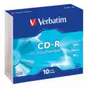Verbatim Płyta Verbatim Cdr Extra Protection Slim Case 10