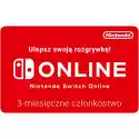 Nintendo Karta Podarunkowa Nintendo Switch Online 3M