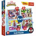 Trefl  Puzzle 4W1 Ekipa Spidey`a Spidey And His Amazing Friends, Marve