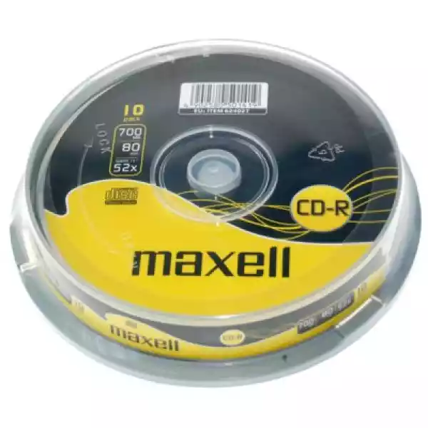 Płyta Maxell Cd-R 700Mb 52X Cake 10 Szt.